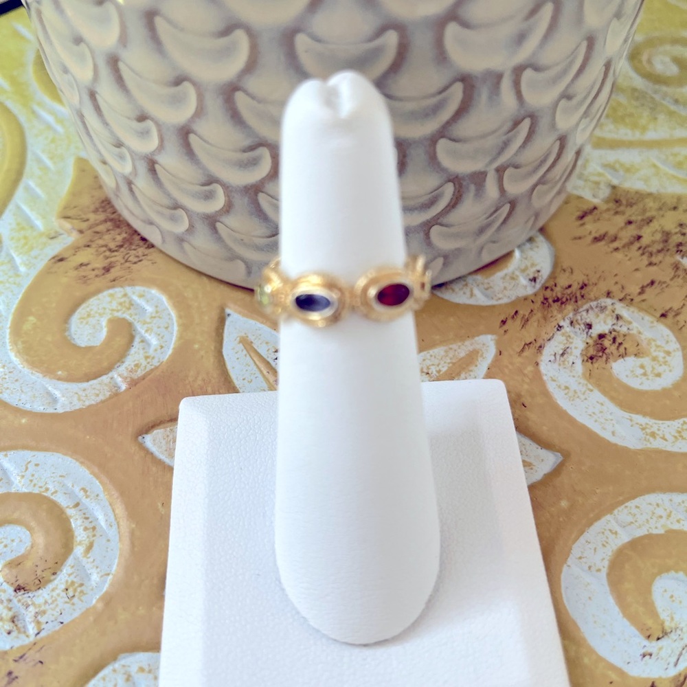 Multi Gemstone Eternity Ring